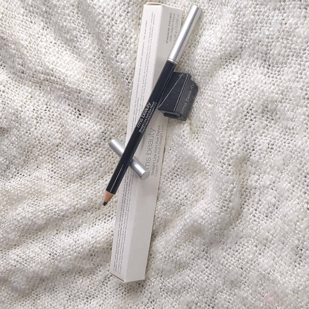RMS Beauty Straight Line Kohl Eye Pencil in Black, 1.08g/0.038oz
